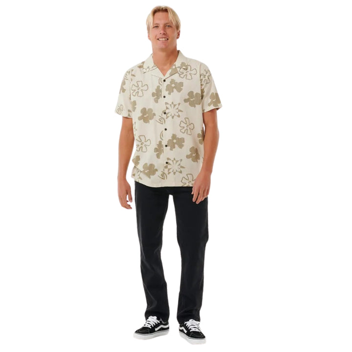 Rip Curl SWC Short Sleeve Shirt Vintage White