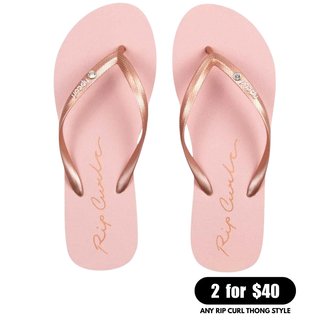 Rip Curl Script Wave Bloom Rose Gold