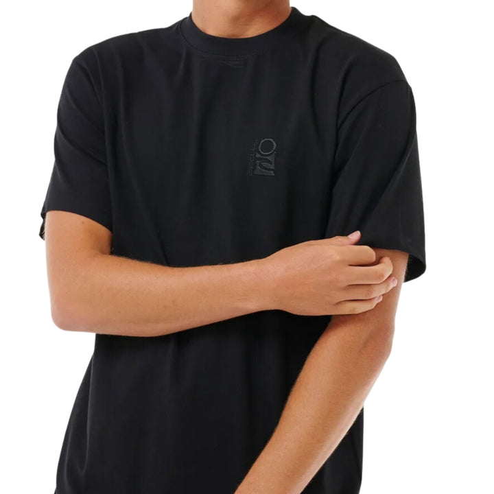 Rip Curl Search Embroidery Tee Black 