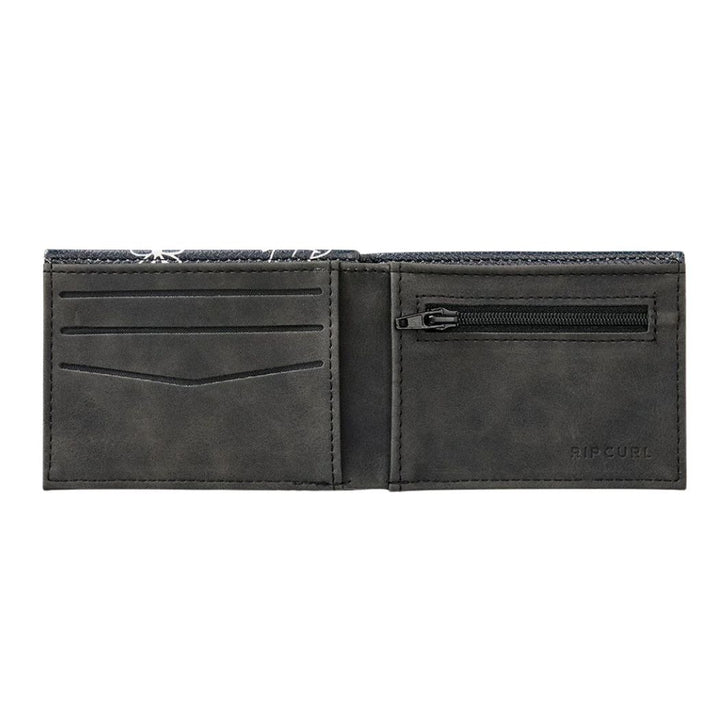 Rip Curl Sessions PU Slim Wallet Black White