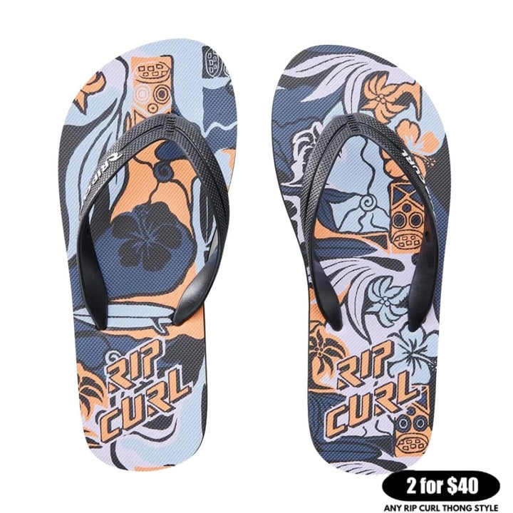 Rip Curl Shred Bloom Thong Boys Purple