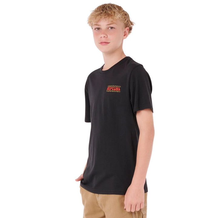 Rip Curl Shredding Tee Boy Black