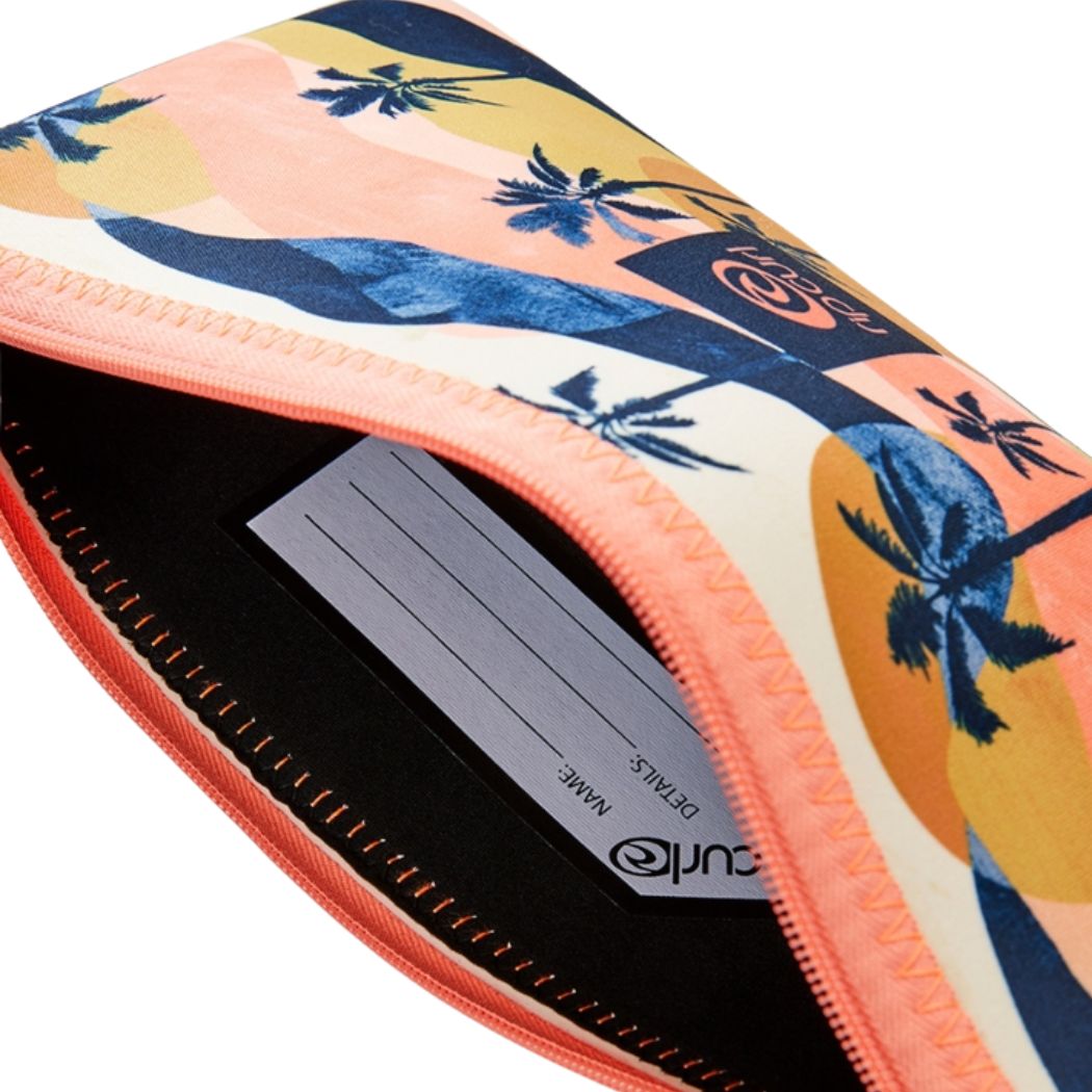 Rip Curl Small Mixed Pencil Case Navy Peach