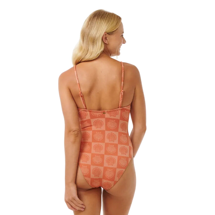 Rip Curl Soleil Shell Good One Piece Rust