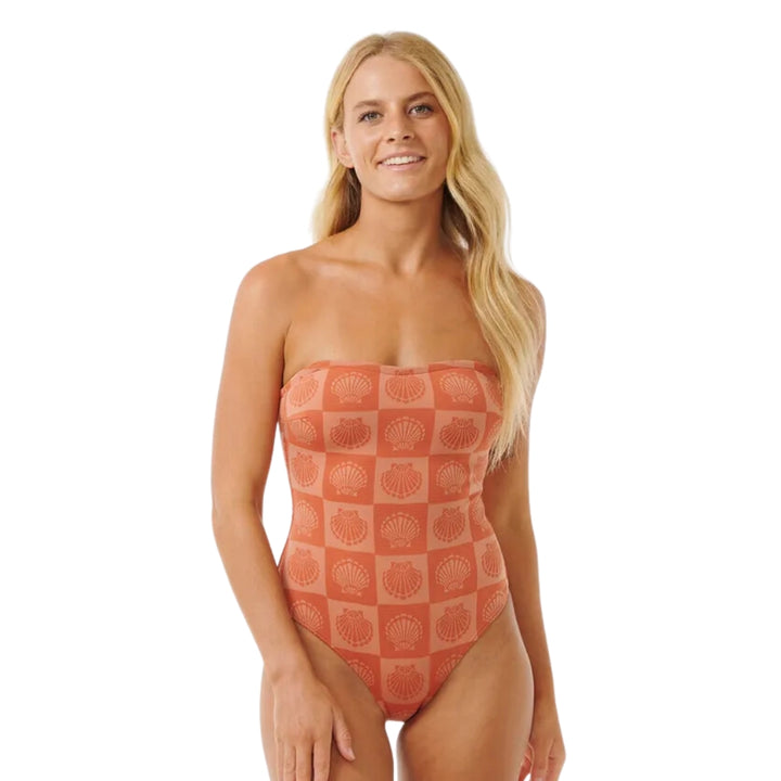 Rip Curl Soleil Shell Good One Piece Rust
