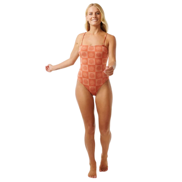 Rip Curl Soleil Shell Good One Piece Rust