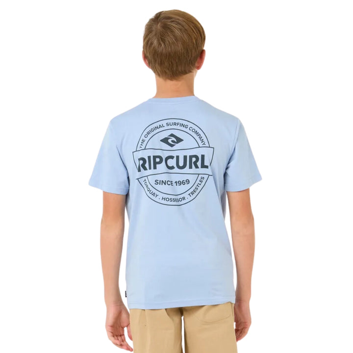Rip Curl Staple Tee Boy Ice Blue