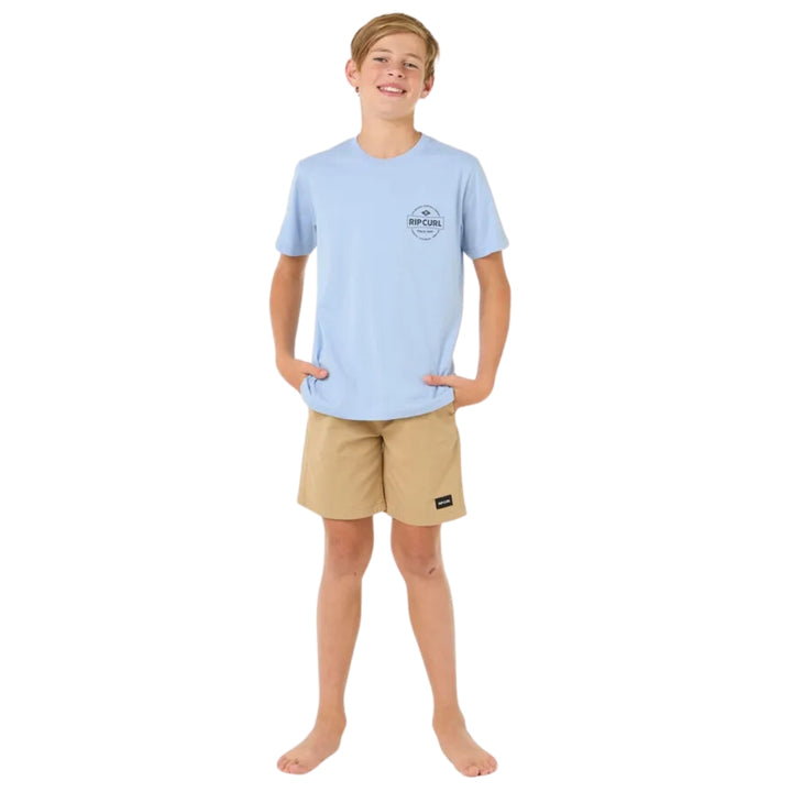 Rip Curl Staple Tee Boy Ice Blue