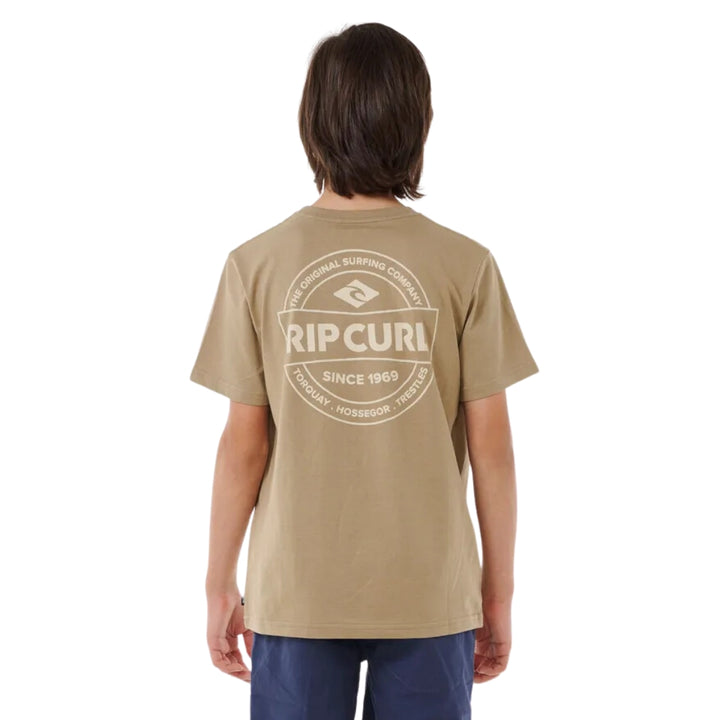 Rip Curl Staple Tee Boy Sand Dune