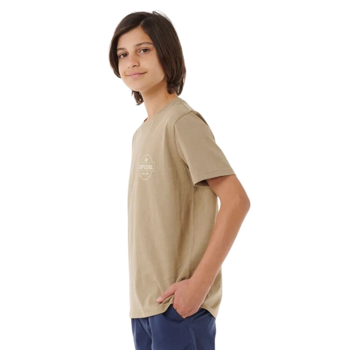 Rip Curl Staple Tee Boy Sand Dune