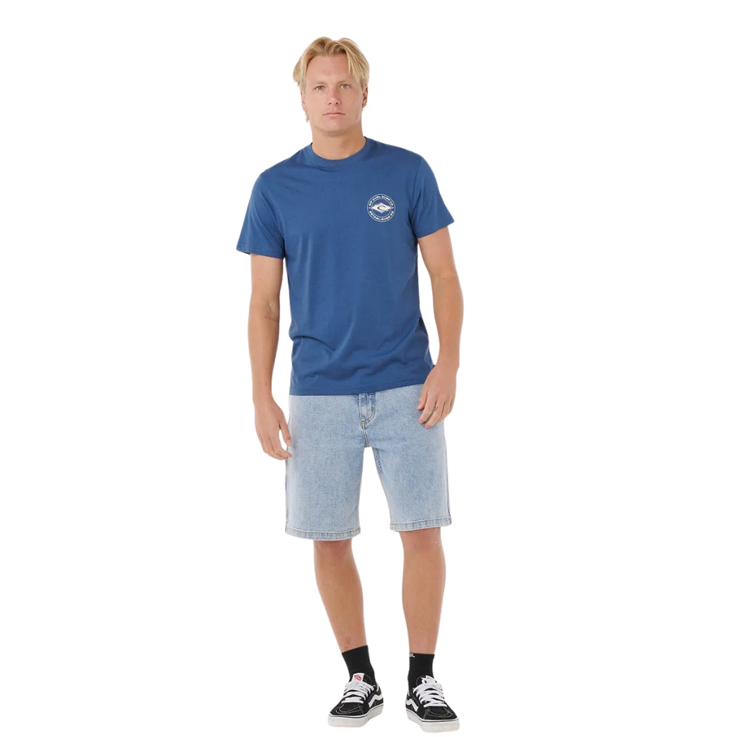 Rip Curl Staple Tee Light Navy