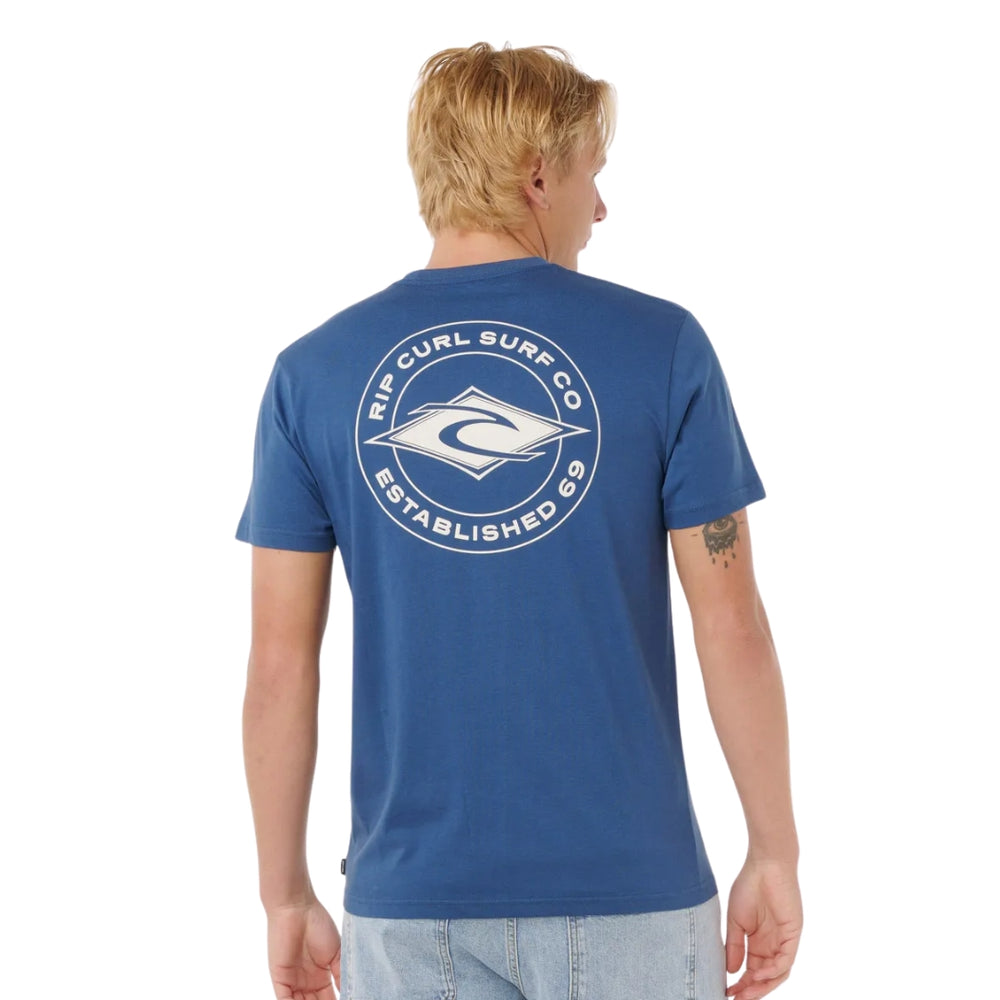Rip Curl Staple Tee Light Navy
