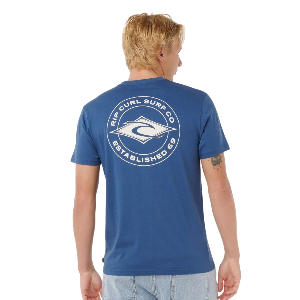 Rip Curl Staple Tee Light Navy