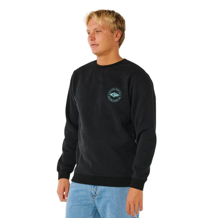 Rip Curl Stapler Crew Black