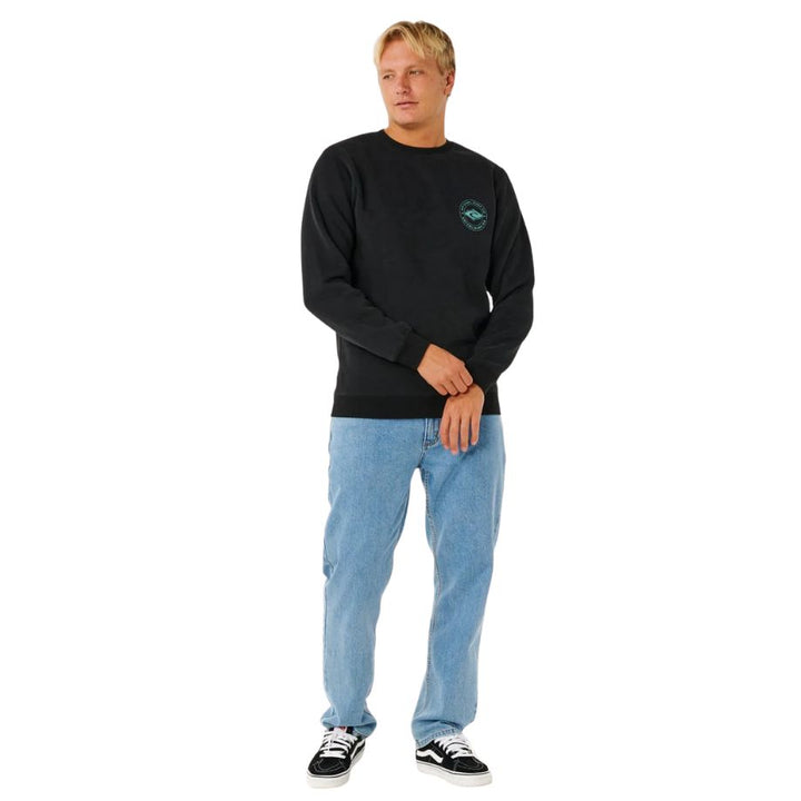 Rip Curl Stapler Crew Black