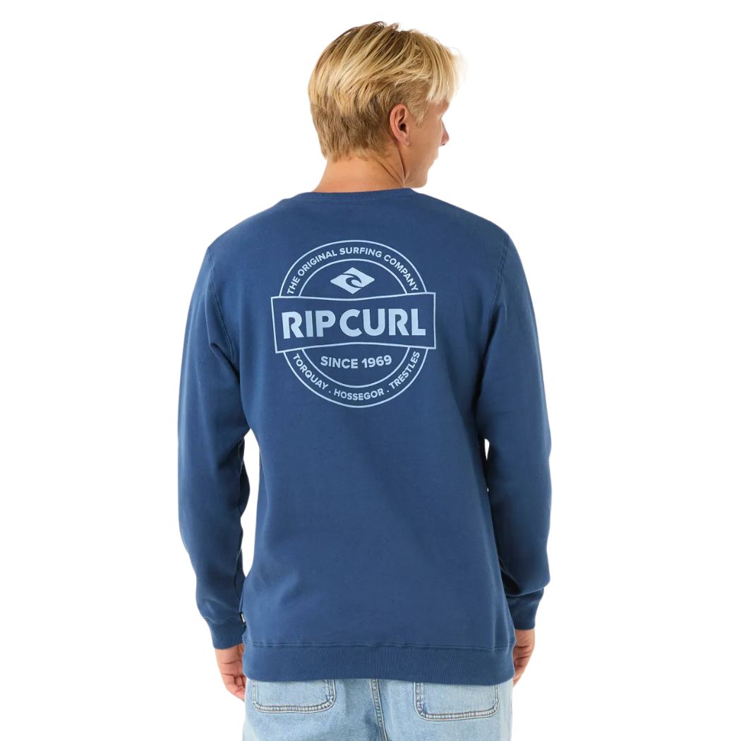 Rip Curl Stapler Crew Washed Navy