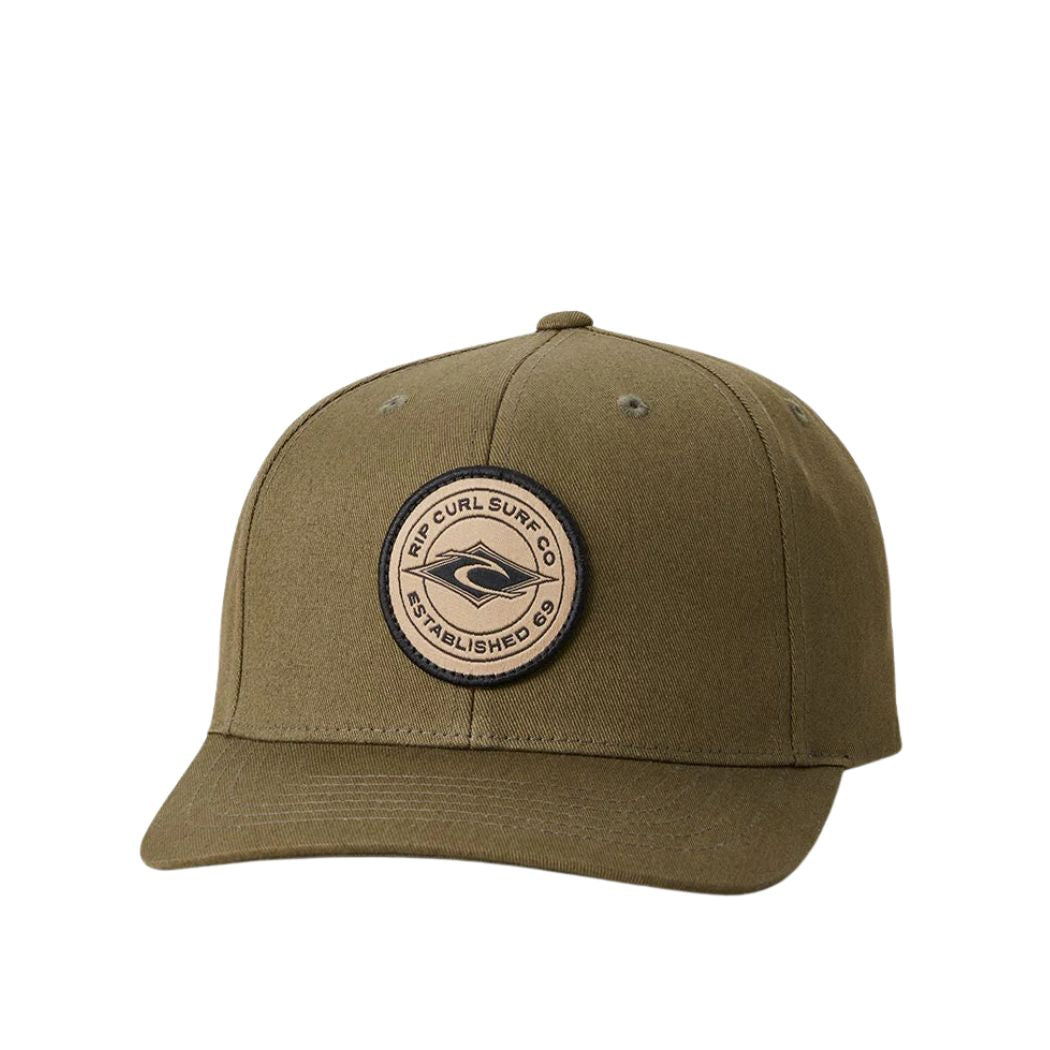 Rip Curl Stapler Snapback Cap Rock
