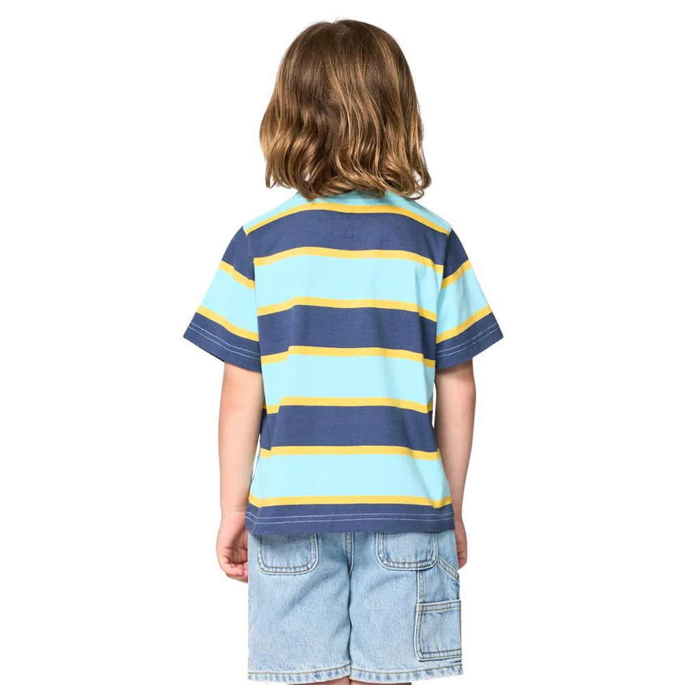 Rip Curl Stripe Tee Boy Blue