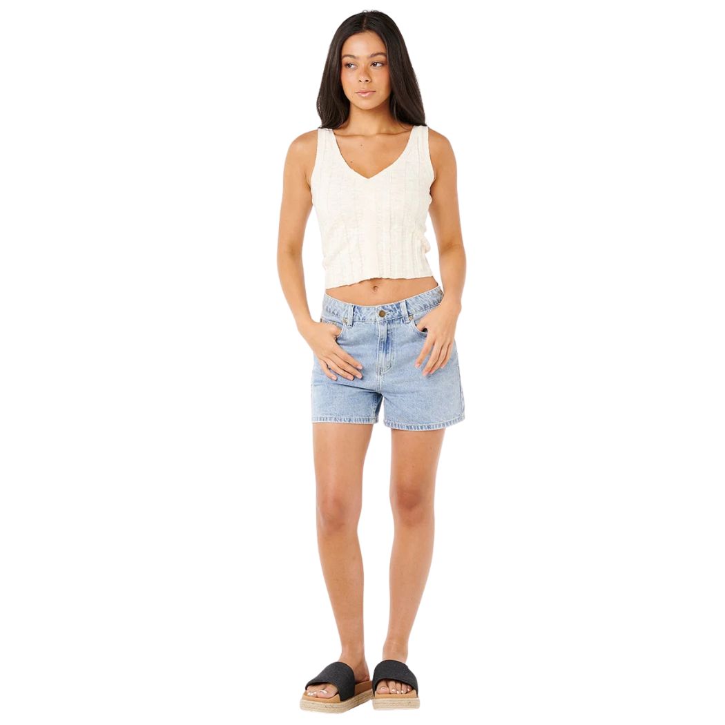 Rip Curl Sunset Luau Knit Top Off White