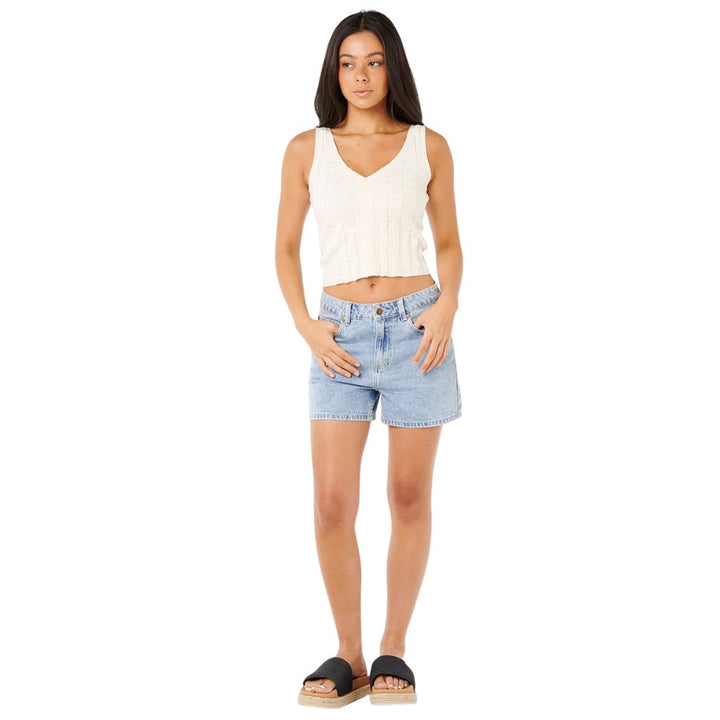 Rip Curl Sunset Luau Knit Top Off White