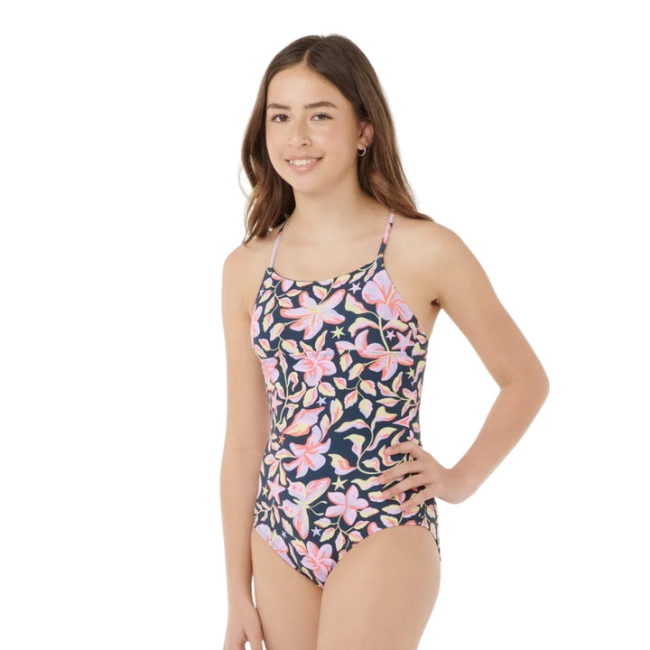 Rip Curl Sunset Skies One Piece Girl Navy