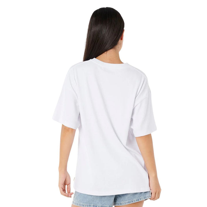 Rip Curl Sunset Surf Heritage Tee Optical White