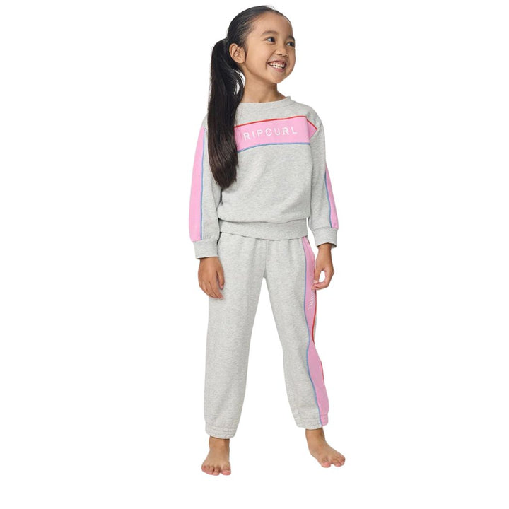 Rip Curl Sunshine Revival Crew Girl Light Grey Marle