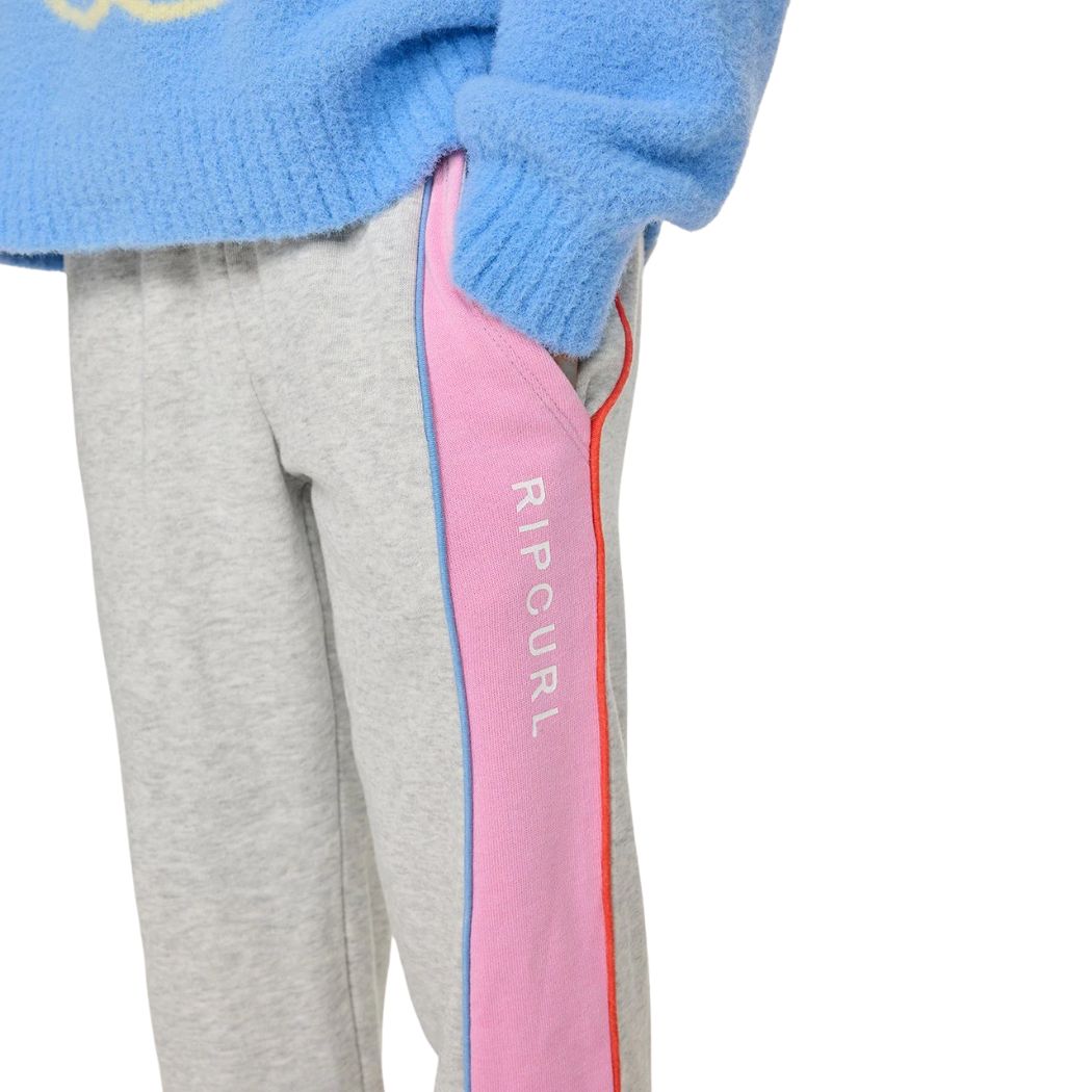 Rip Curl Sunshine Revival Trackpant Girl Light Grey Marle