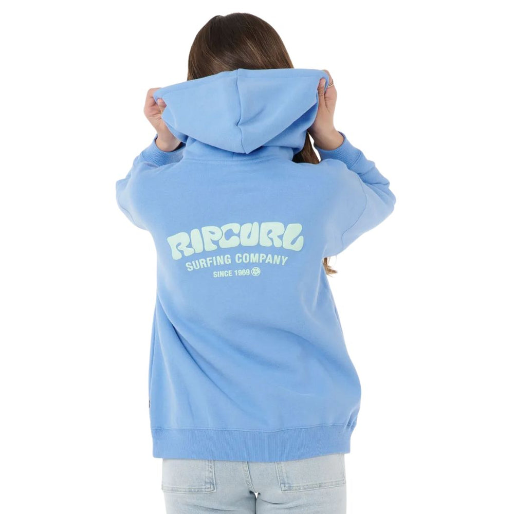 Rip Curl Surf Puff Hood Girl Blue