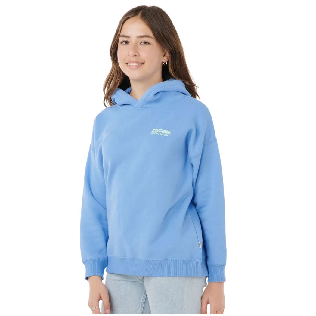 Rip Curl Surf Puff Hood Girl Blue