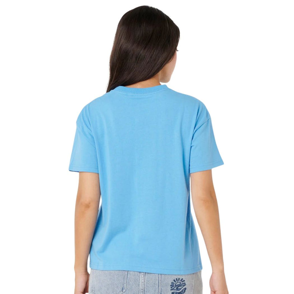 Rip Curl Surf Puff Relaxed Tee Azure Blue