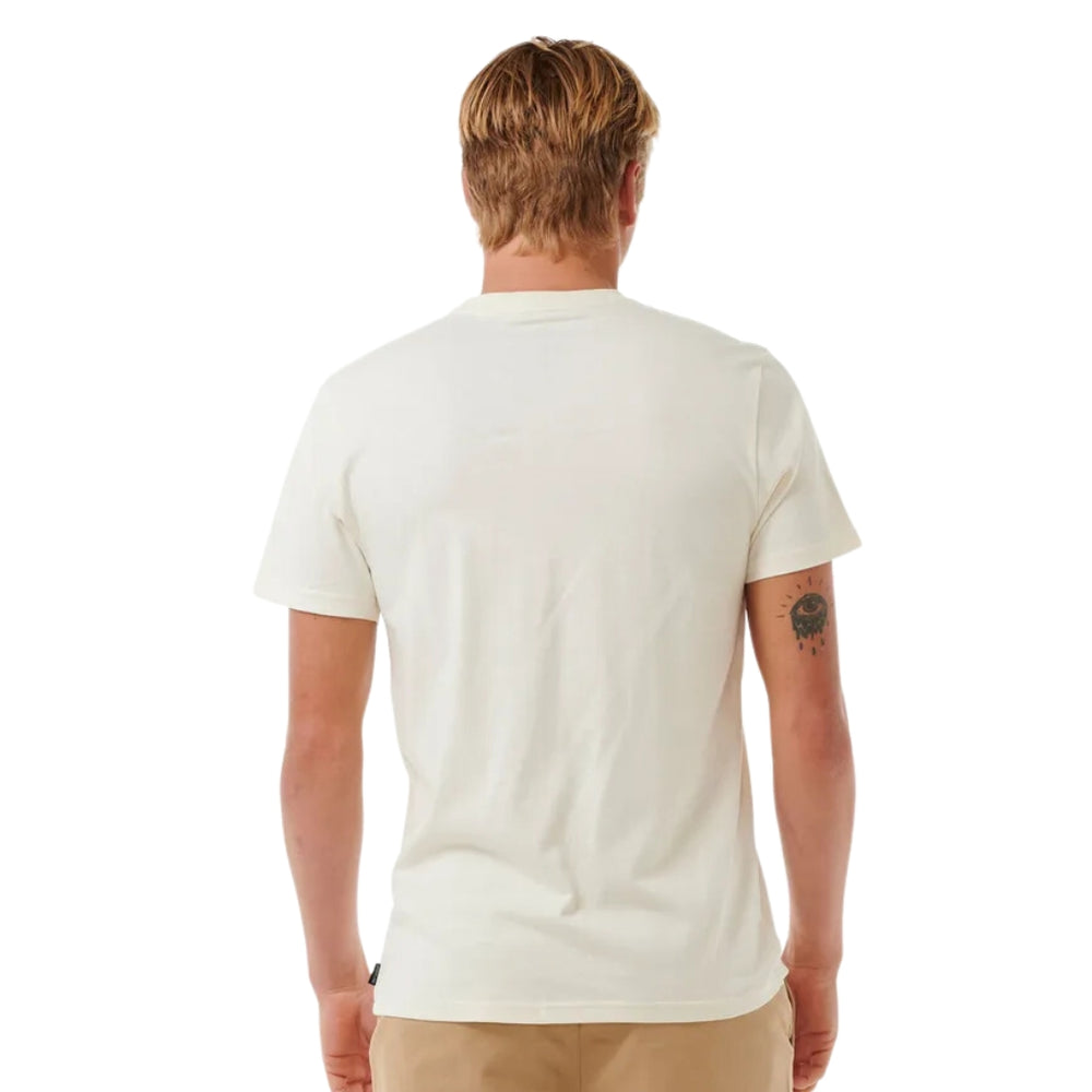 Rip Curl Surf Revival Hoffman Decal Tee Bone 