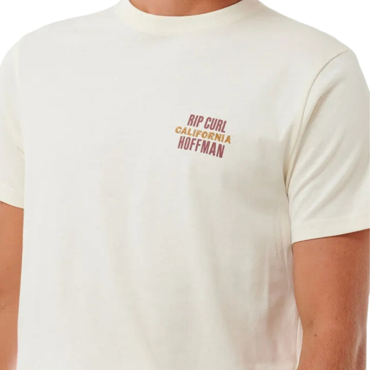Rip Curl Surf Revival Hoffman Decal Tee Bone 