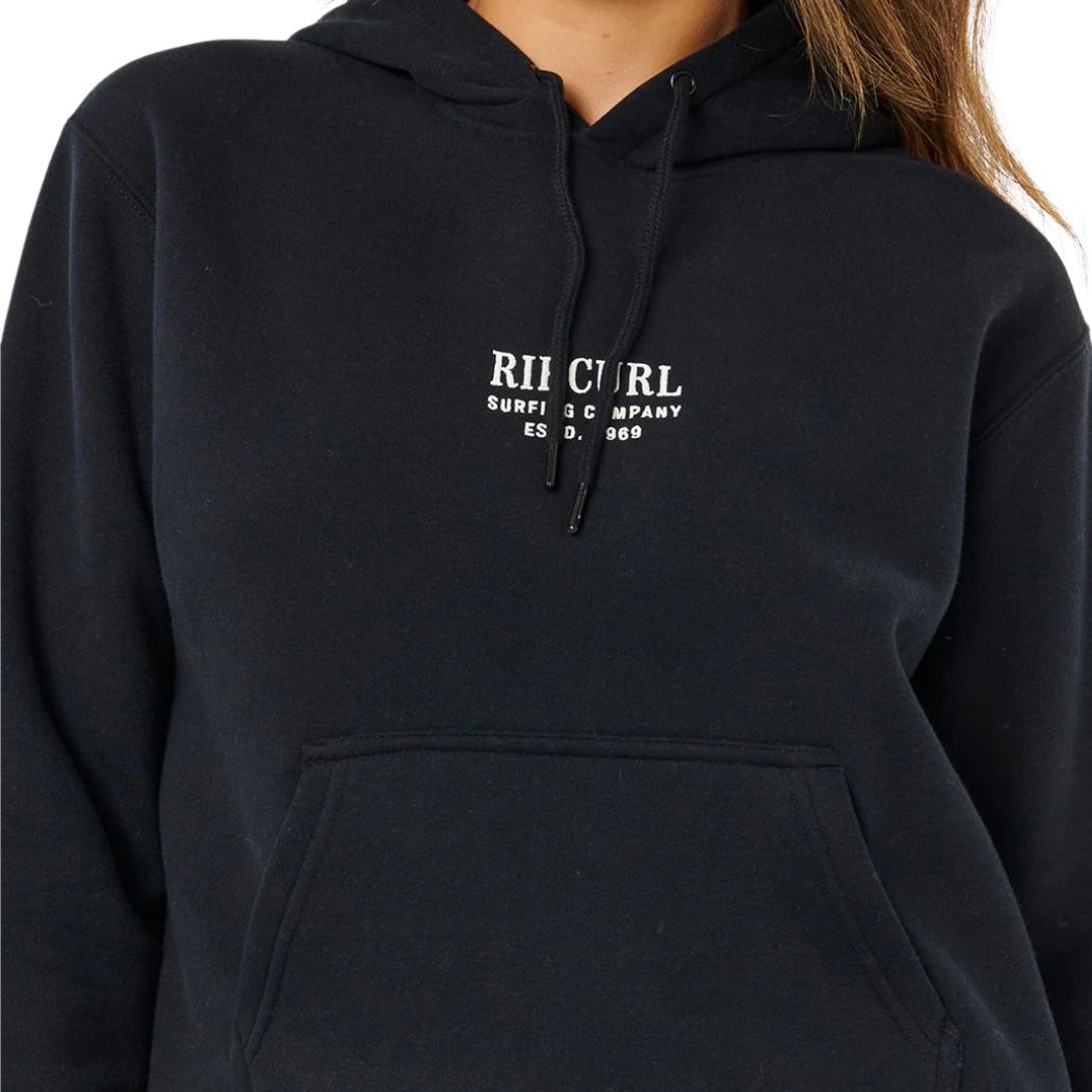 Rip Curl Surf Staple Relaxed Hoodie Black