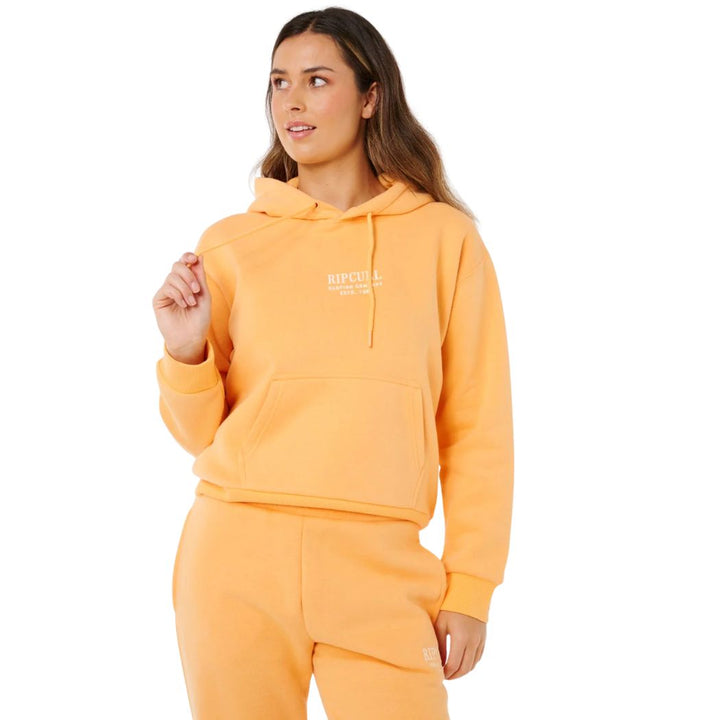 Rip Curl Surf Staple Relaxed Hoodie Peach