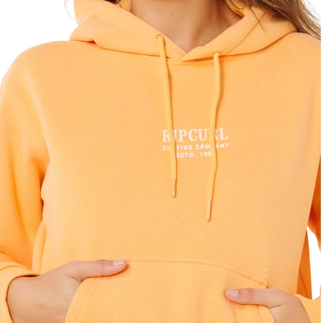 Rip Curl Surf Staple Relaxed Hoodie Peach