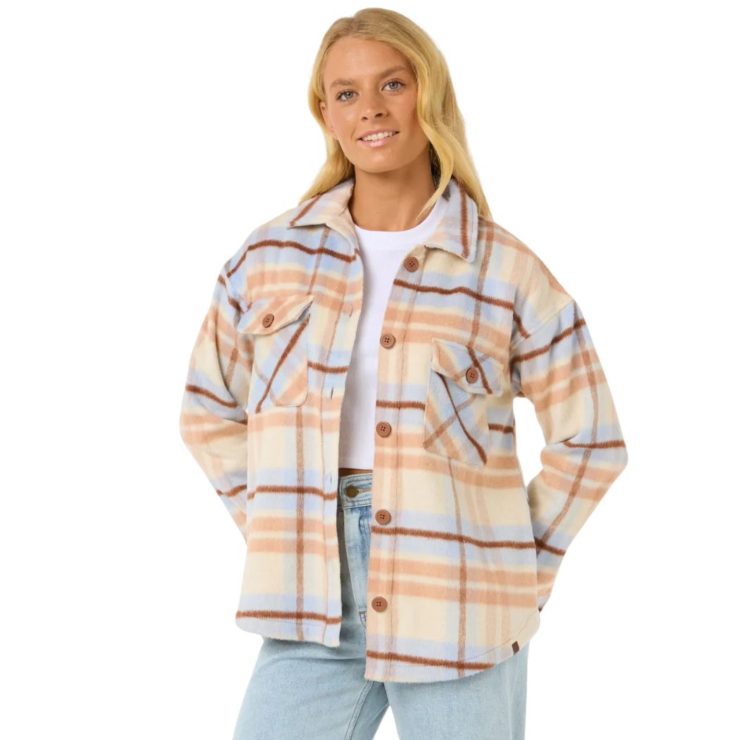 Rip Curl The Search Flannel Shirt Bone