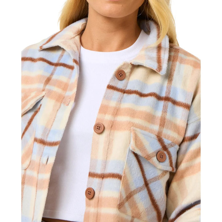 Rip Curl The Search Flannel Shirt Bone
