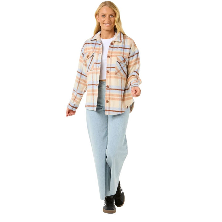Rip Curl The Search Flannel Shirt Bone