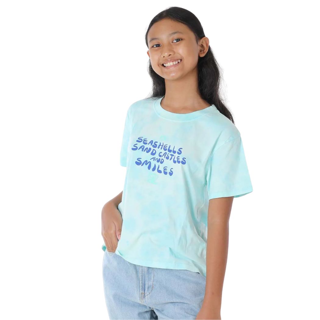 Rip Curl Ty Williams Shells Tee Girl Washed Aqua