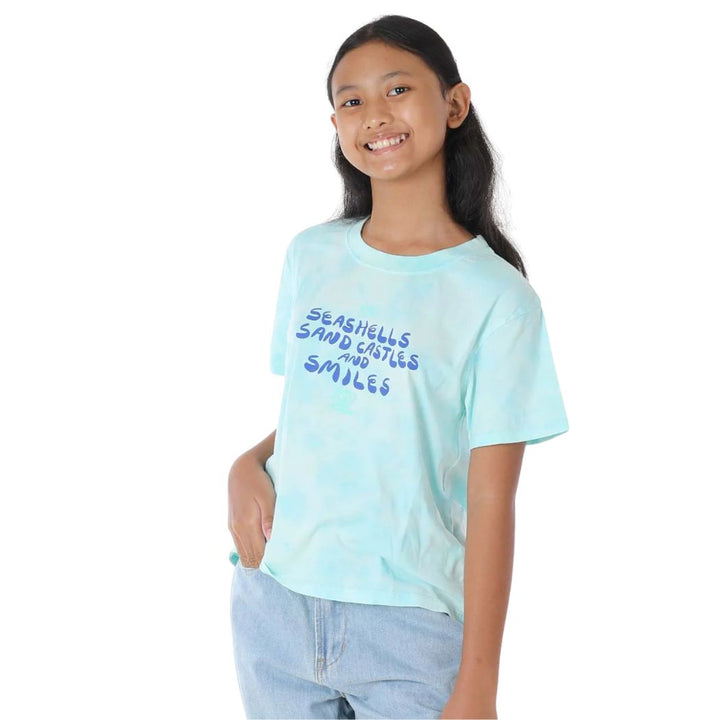 Rip Curl Ty Williams Shells Tee Girl Washed Aqua