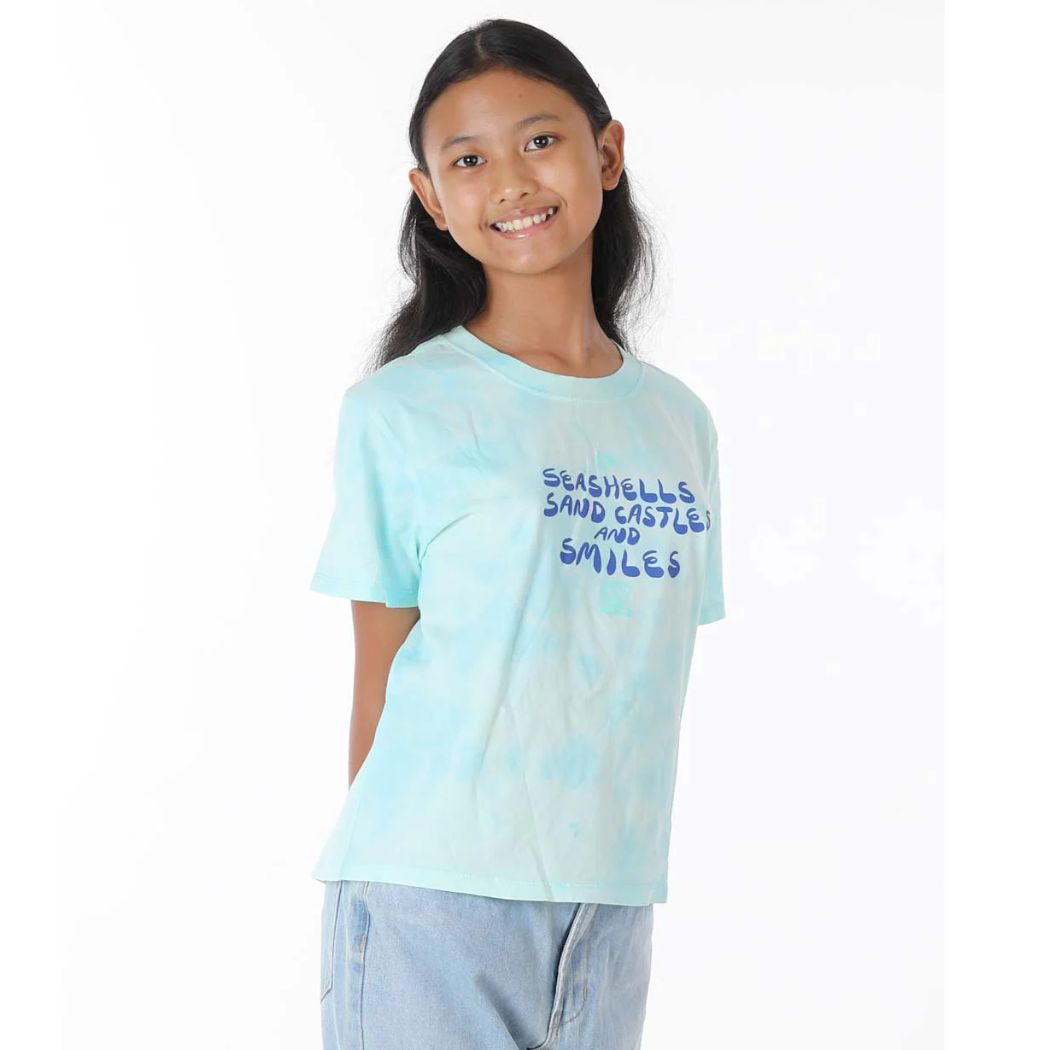 Rip Curl Ty Williams Shells Tee Girl Washed Aqua