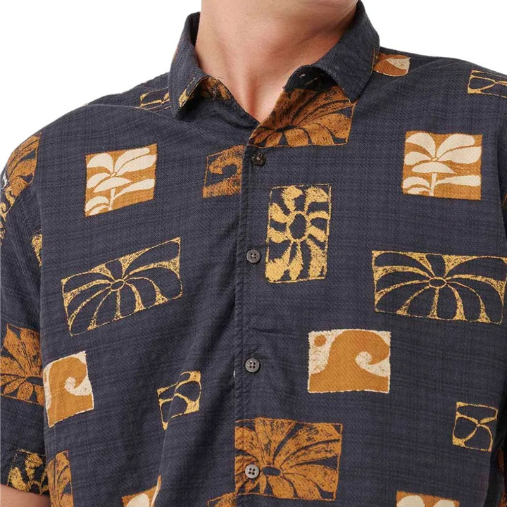 Rip Curl Ty Williams Short Sleeve Shirt Washed Black