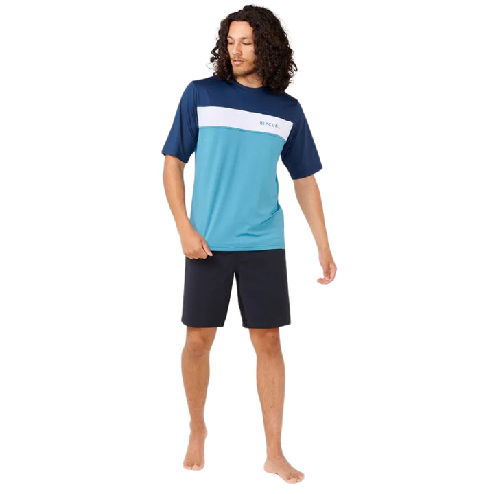 Rip Curl Undertow Short Sleeve Rash Shirt Ocean