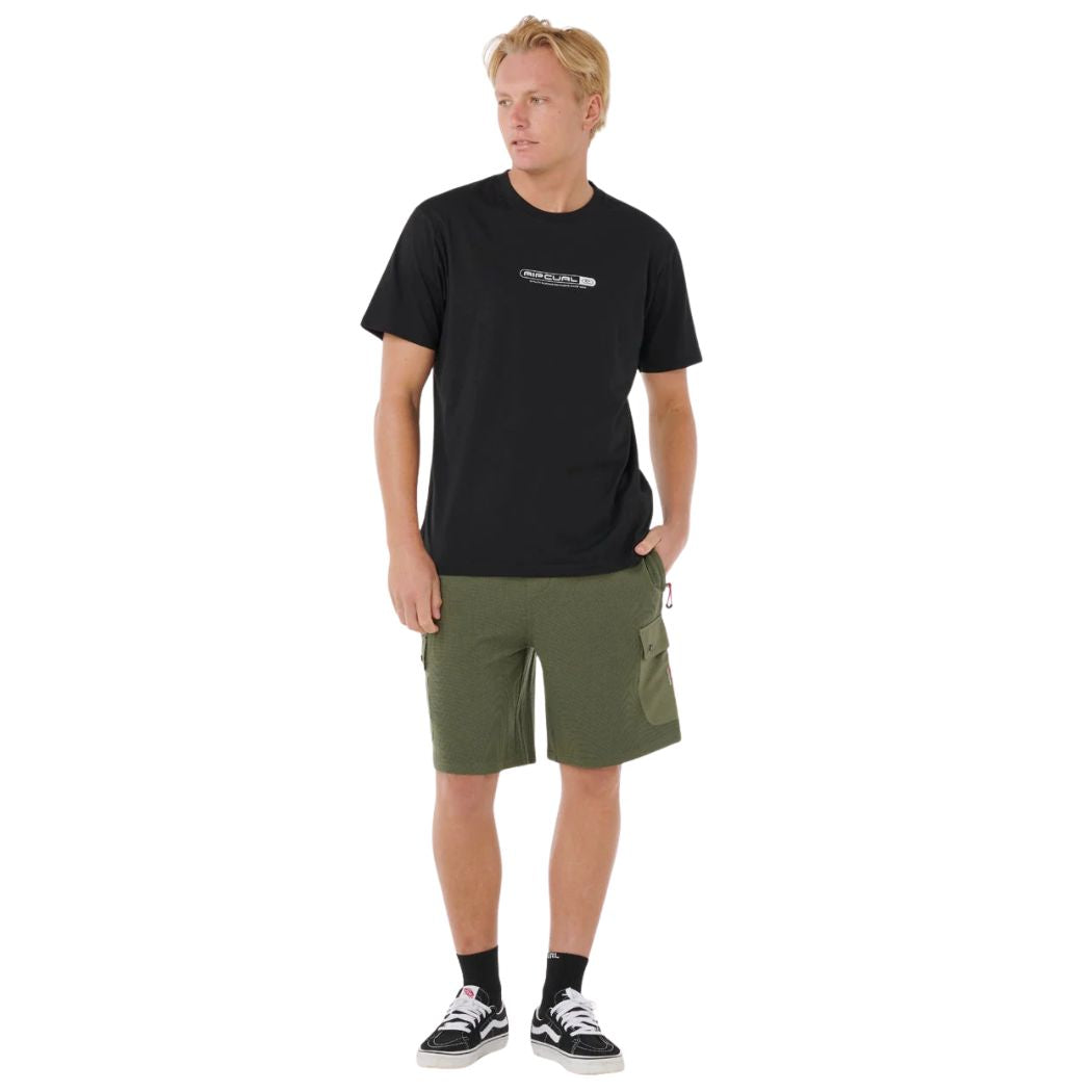 Rip Curl Vaporcool Test Tube Tee Black