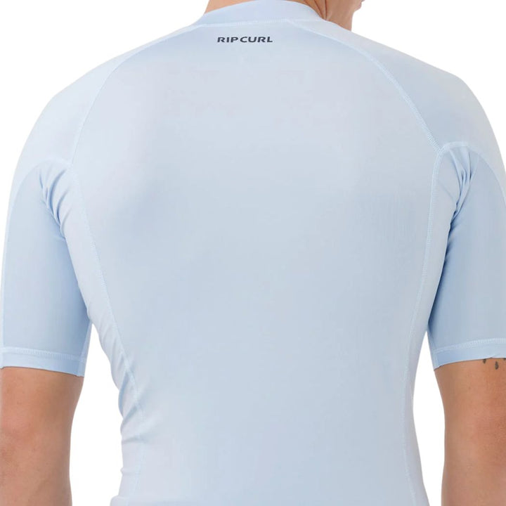 Rip Curl Waves UPF50 Performance SS Rash Shirt Blue Wind