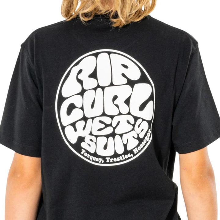 Rip Curl Wetsuit Icon Tee Boys Black