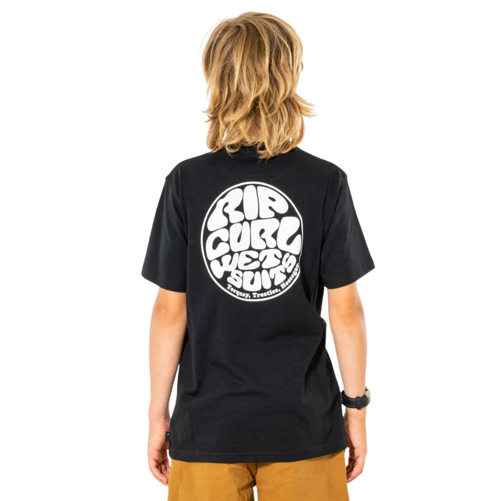 Rip Curl Wetsuit Icon Tee Boys Black