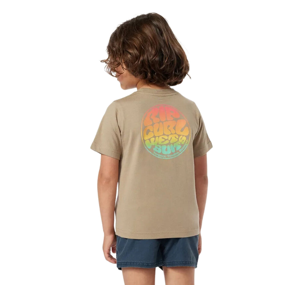 Rip Curl Wetsuit Icon Tee Boys Sand Dune