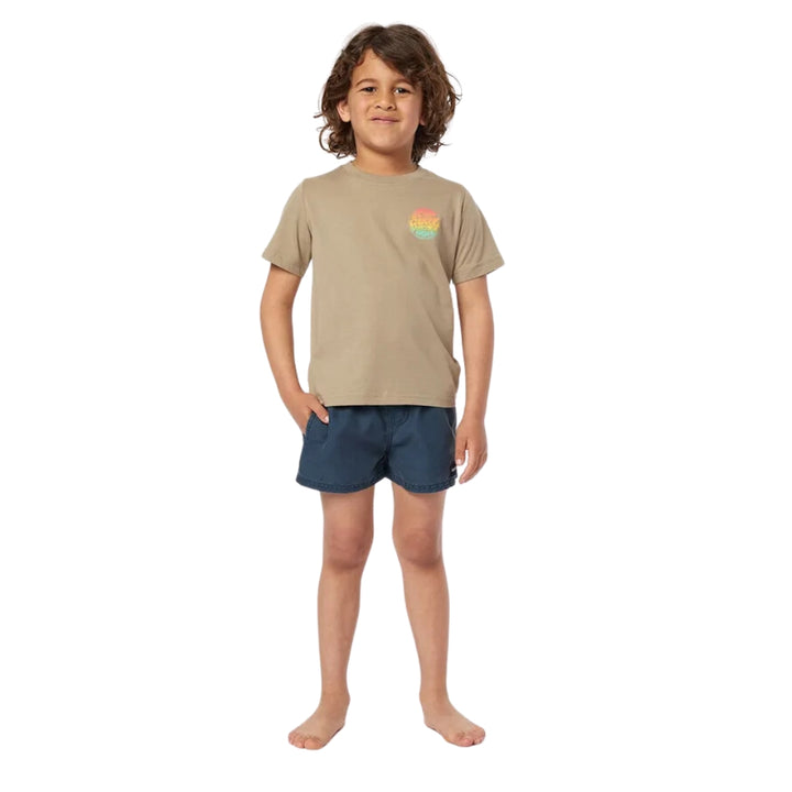 Rip Curl Wetsuit Icon Tee Boys Sand Dune